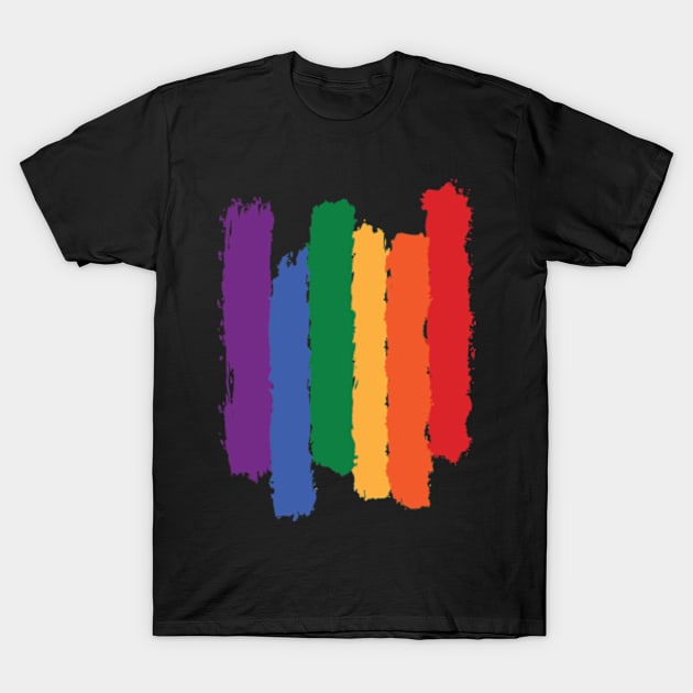 Lgbt gay pride flag T-Shirt by AstridLdenOs